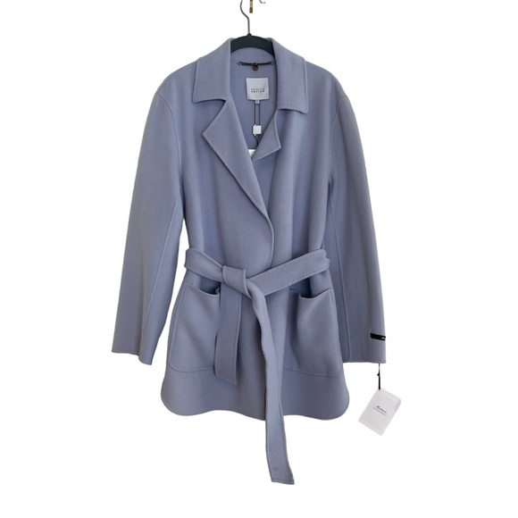 Jackets & Coats Patrizia Aryton Baby Blue Wool Coat Poshmark